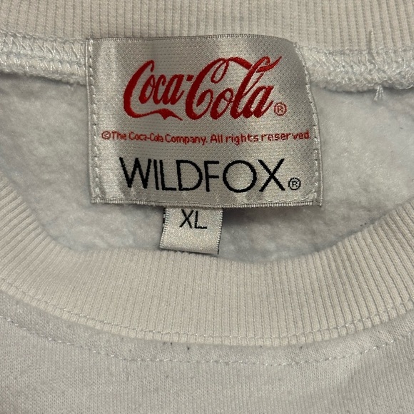 WILDFOX COCA COLA HOLIDAY SWEATER | Size XL - Picture 5 of 7